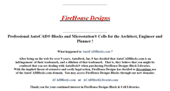 Desktop Screenshot of firehousedesigns-cadblocksandcells.com